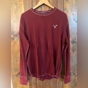 American Eagle Outfitters Vintage Fit Red Thermal Size XL